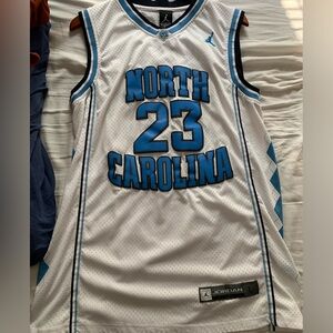 Michael Jordan White UNC Jersey Size Large